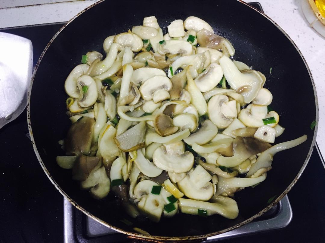 清炒平菇