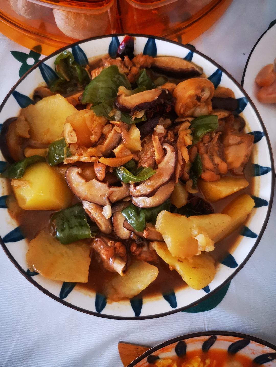 土豆鸡块（黄焖鸡）