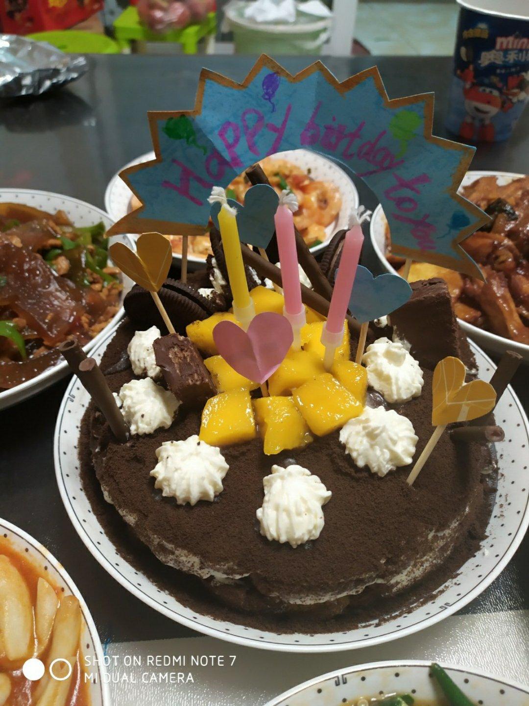 奥利奥水果奶油蛋糕