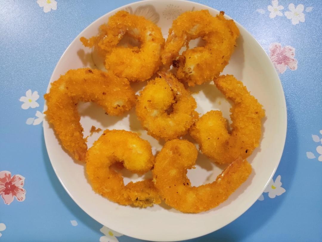 面包糠炸虾