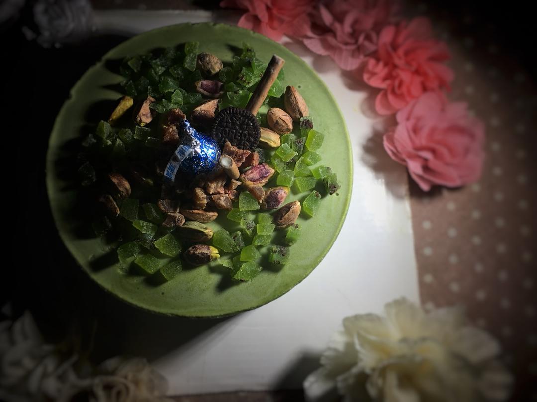 纯美的抹茶慕斯蛋糕（6寸）