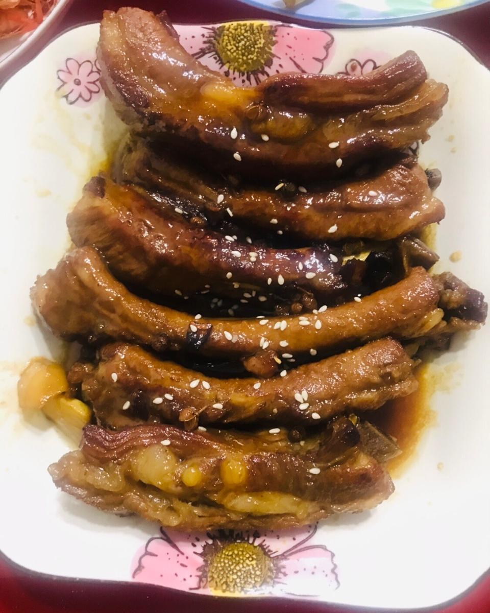 糖醋排骨(不用油炸不用炒糖色)