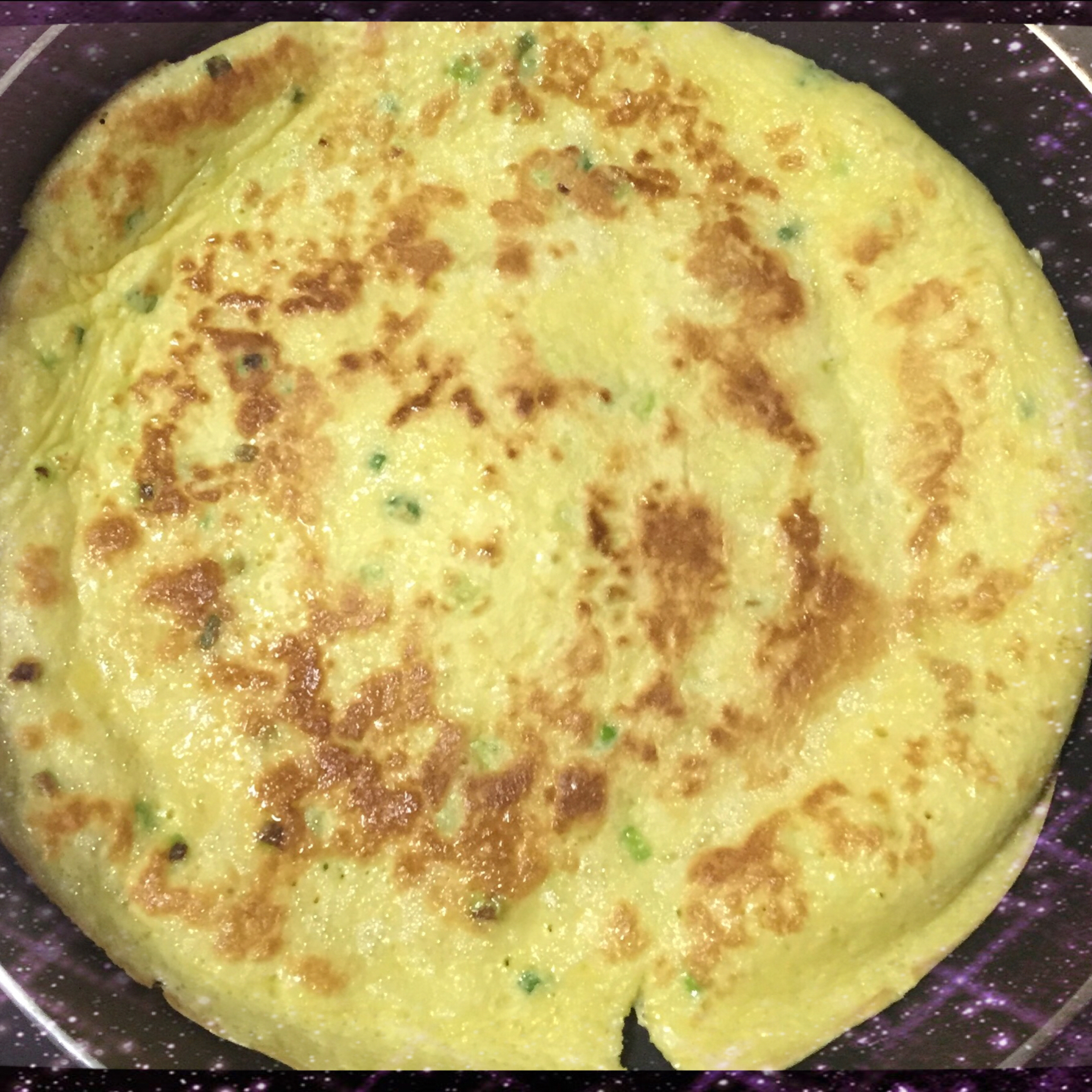 葱花鸡蛋饼