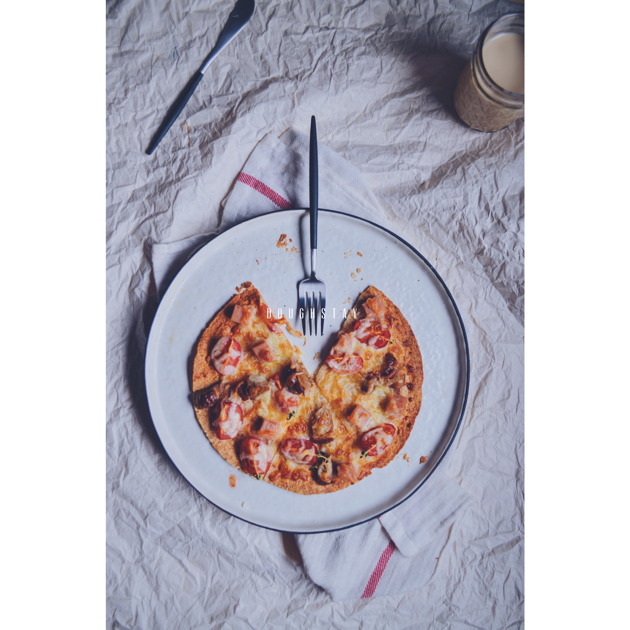 超懒人薄脆烤鸭披萨