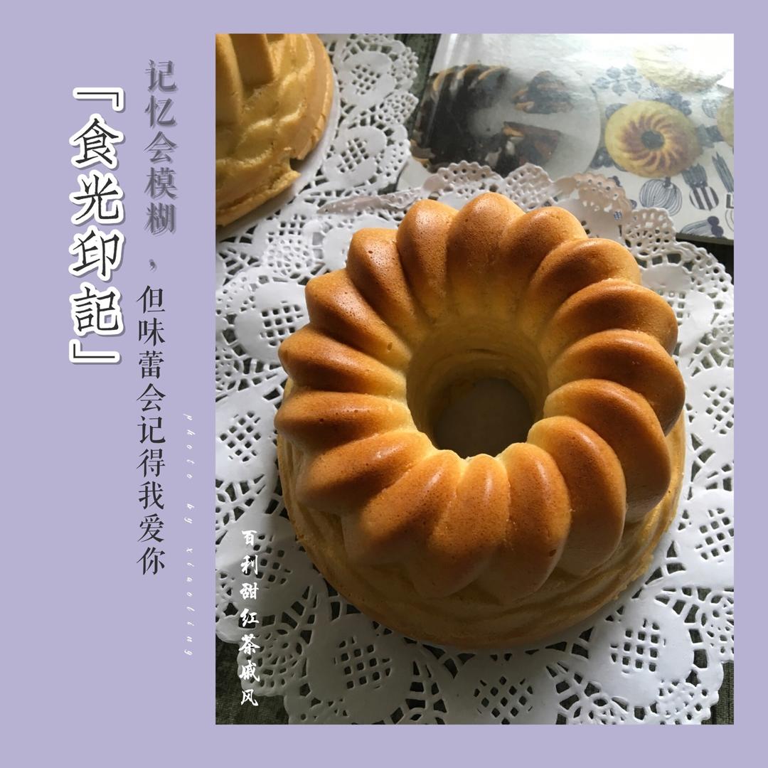 小鱼儿_vojr做的『百利甜红茶戚风』酒香,奶香,茶香.