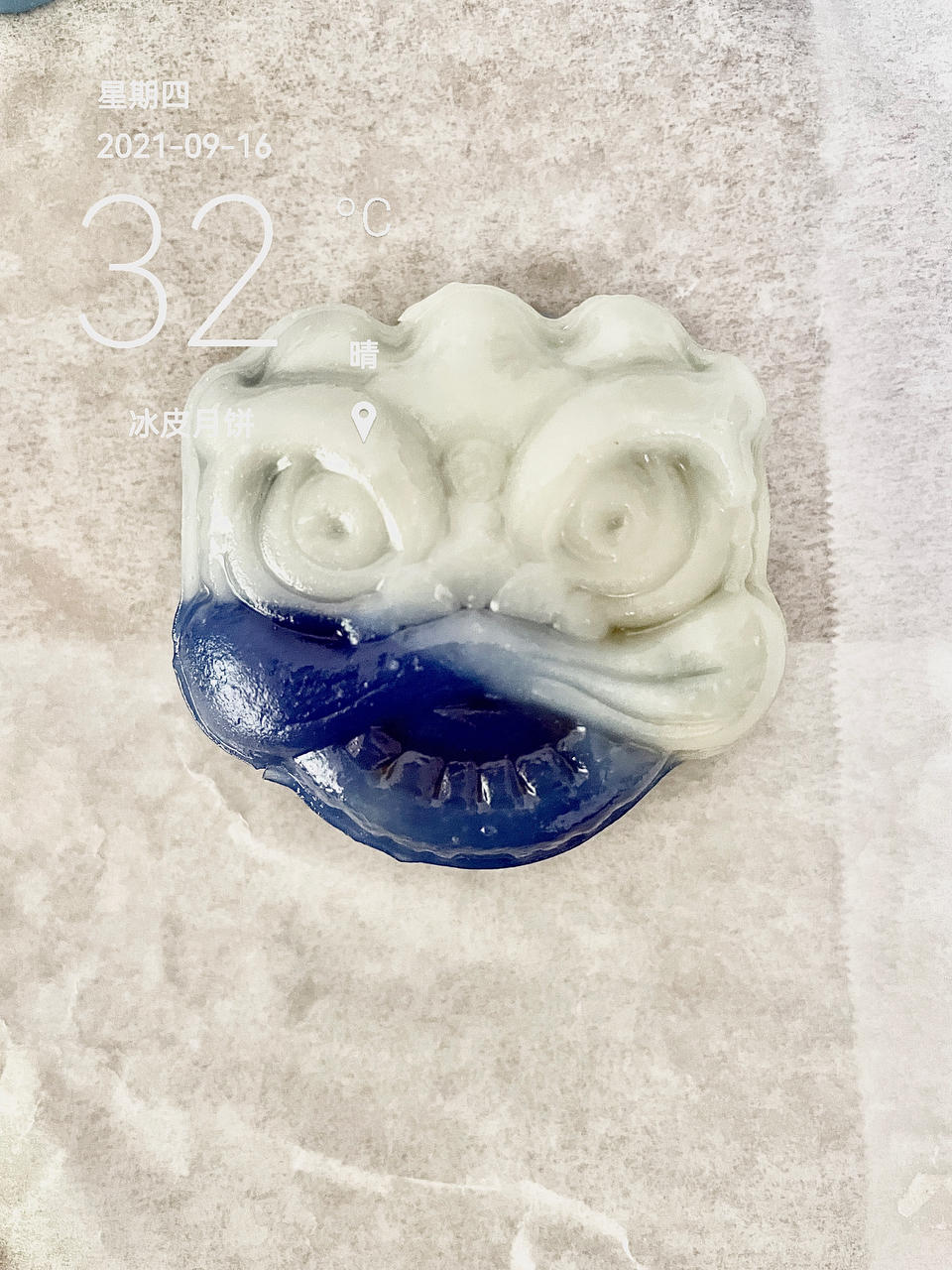 免蒸免烤㊙️简单易学丨超美青花瓷冰皮月饼