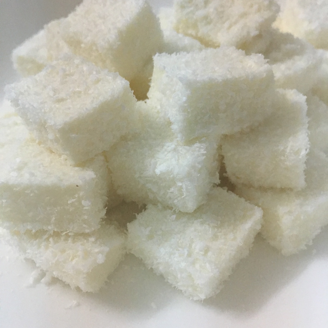 椰蓉奶冻，另类的奶油小方