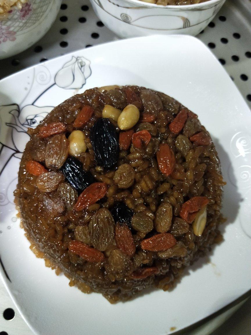 红糖糯米八宝饭