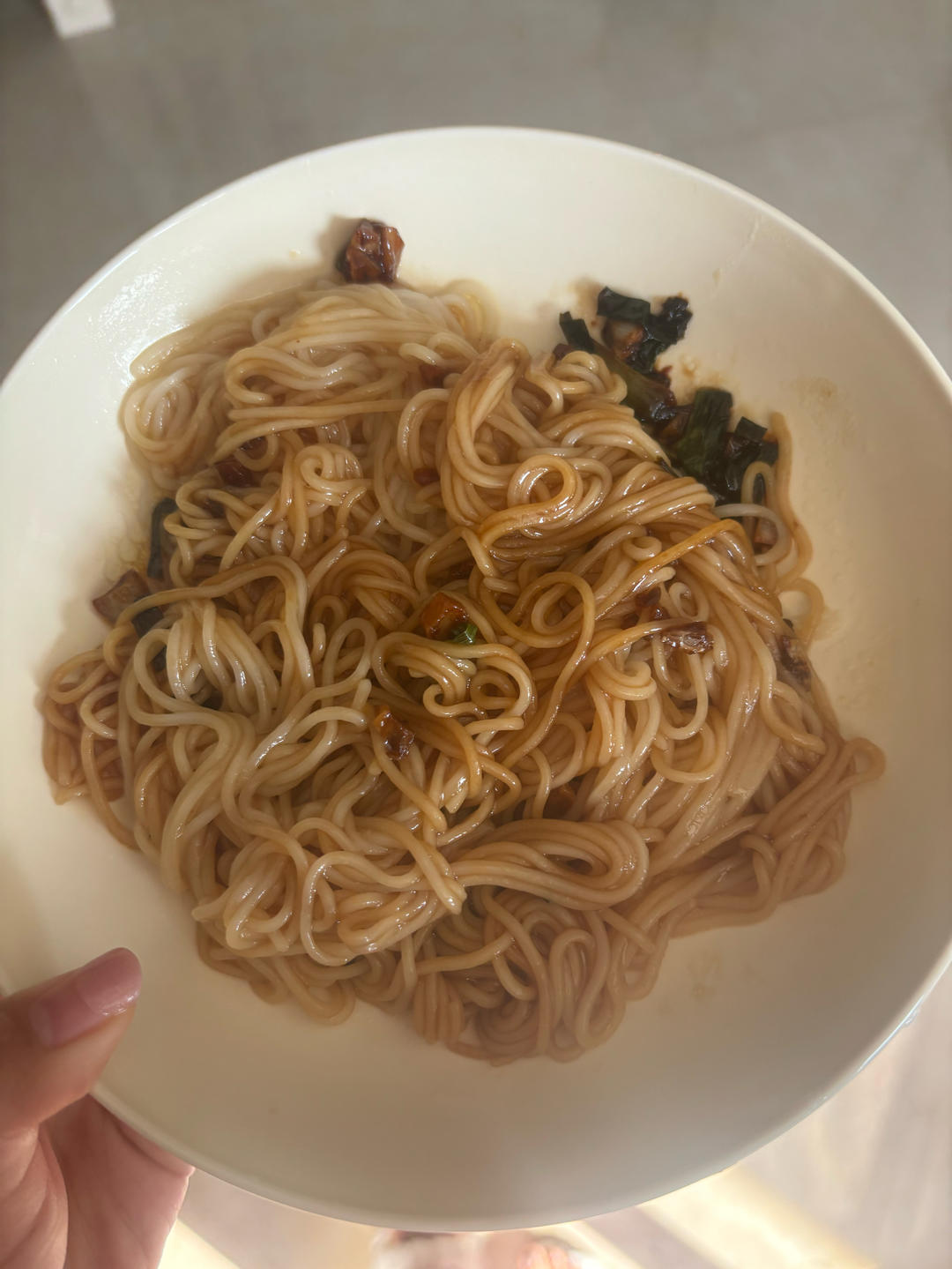 10分钟搞定的一碗葱油拌面