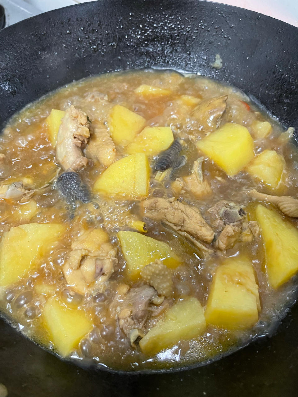 土豆烧鸡（非常下饭哦~）