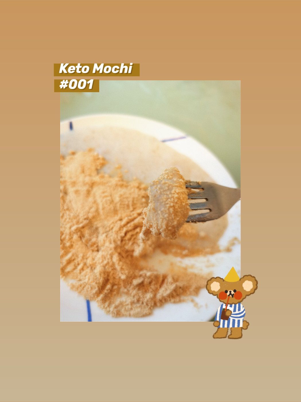 [keto mochi] 2分钟生酮麻薯 低碳无负担麻薯 可变换衍生年糕，团子等