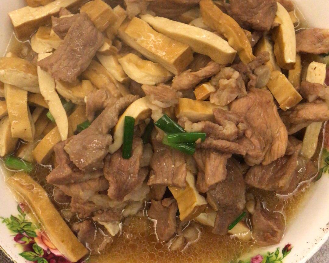 豆腐干猪肉的做法