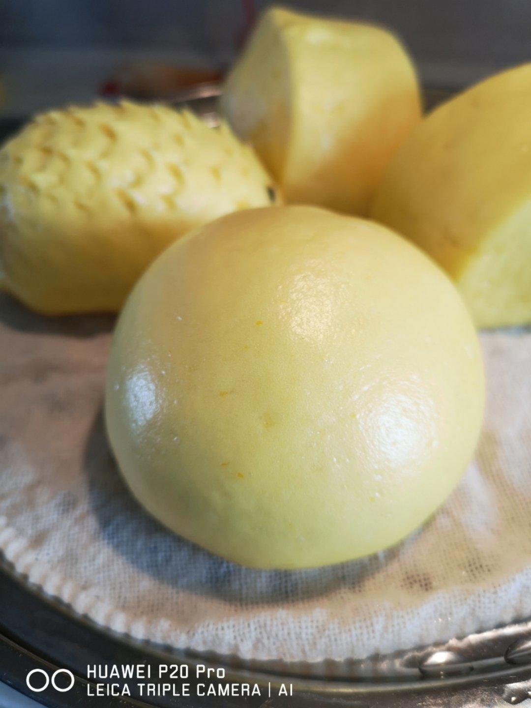 新手也可以--详解如何做出人见人爱、金黄的南瓜馒头