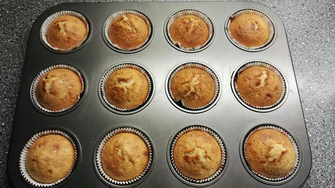 马芬 纸杯蛋糕cupcake香蕉松糕