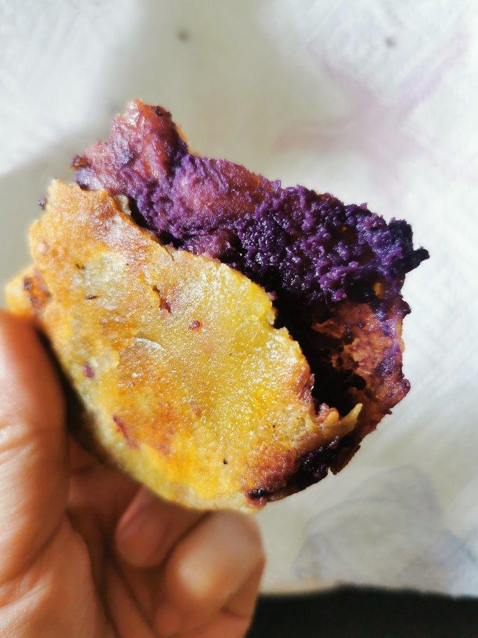 简单易做的紫薯饼