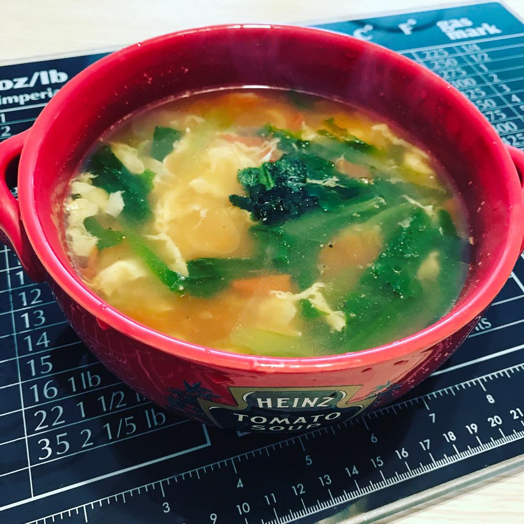 西红柿鸡蛋疙瘩汤