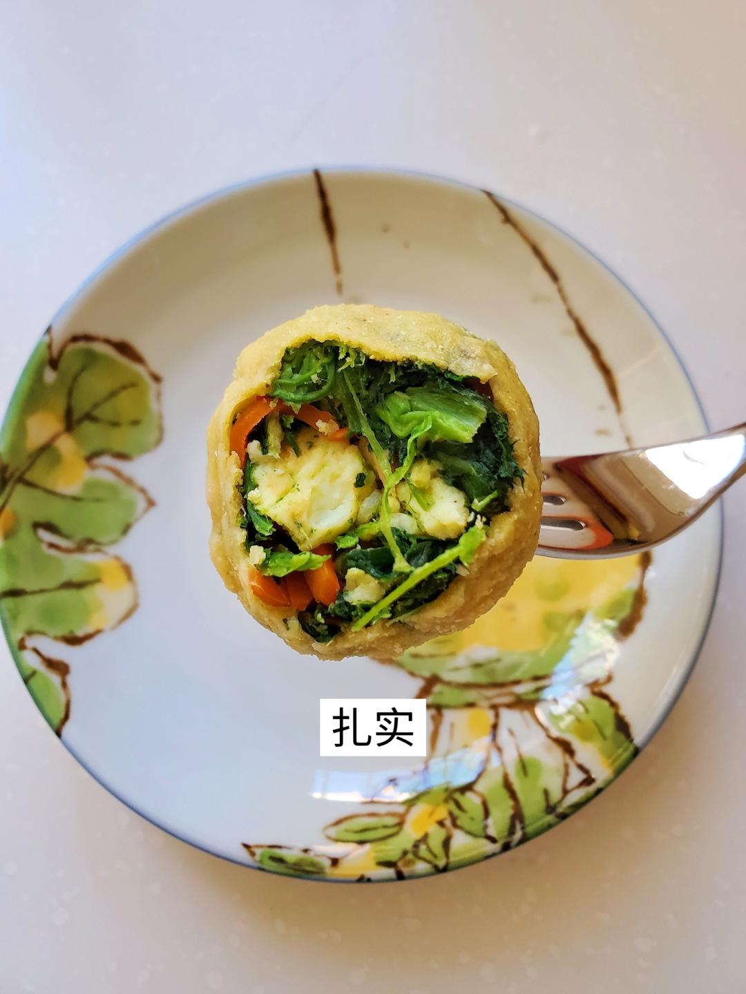 （减脂）玉米面菜团子