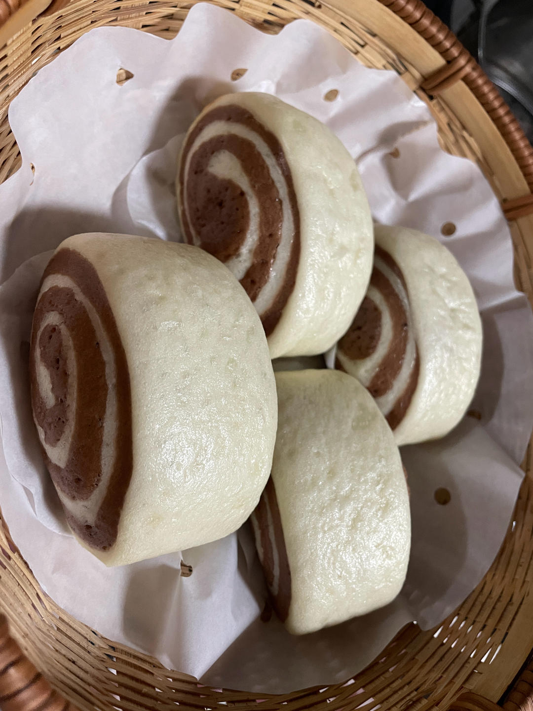 双色馒头（巧克力味）