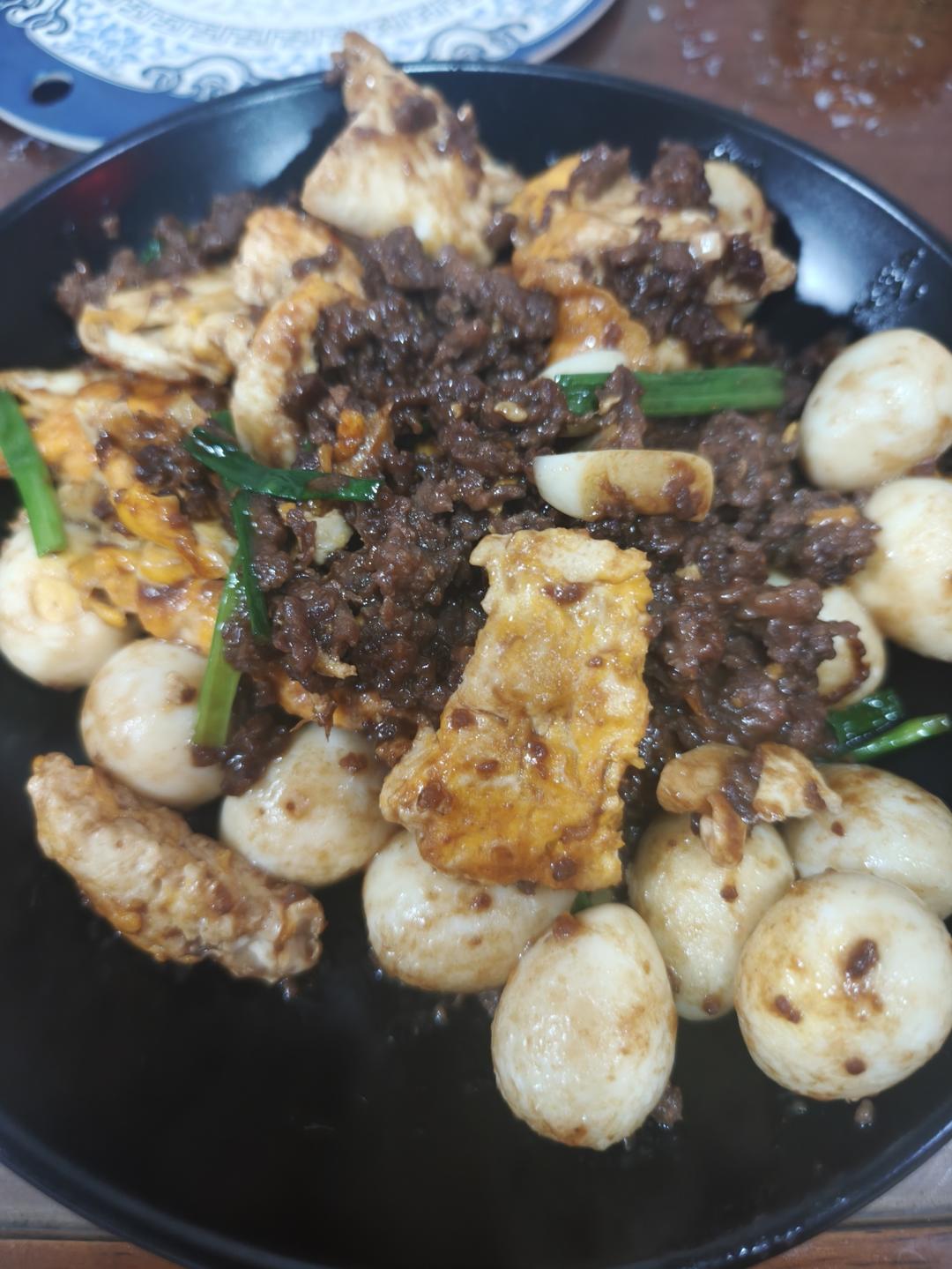 牛肉末炒鸡蛋｜超棒！