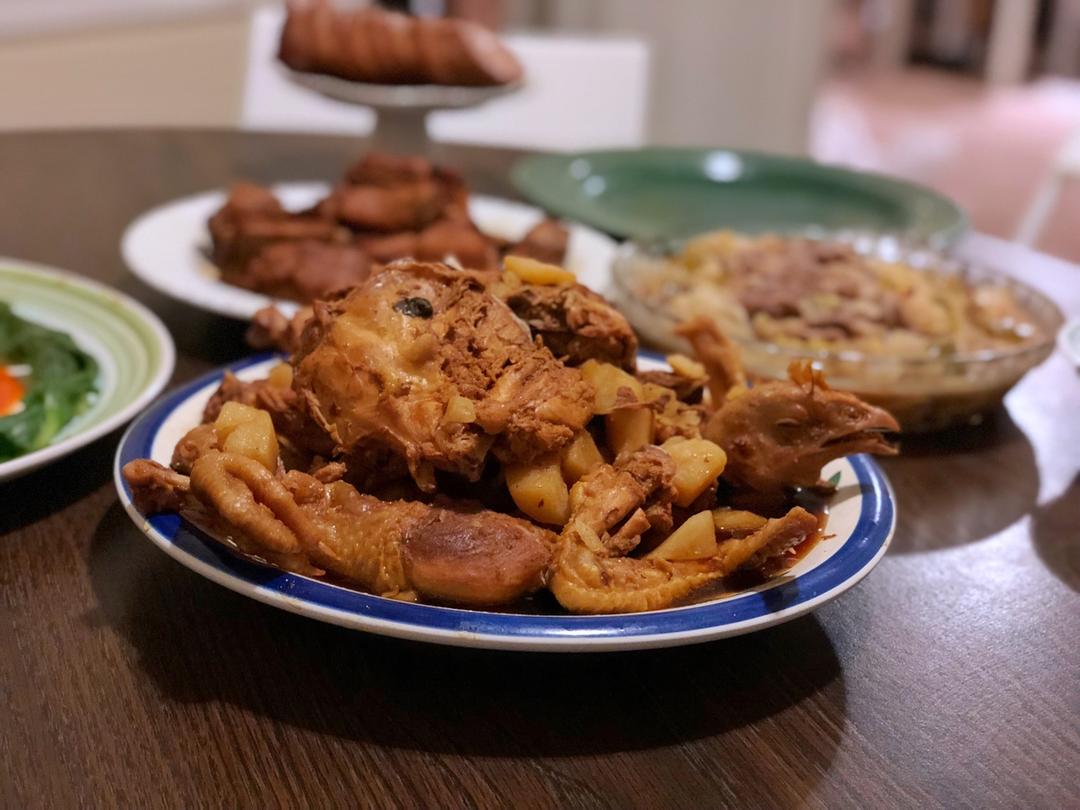 香菇土豆炖鸡块