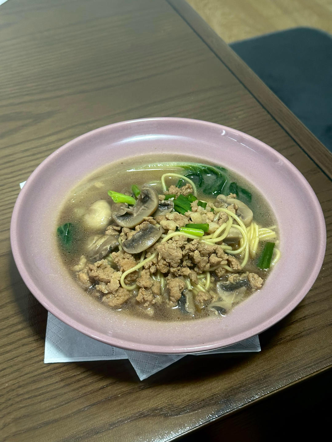 简单又好吃🍜一口鲜掉眉毛的口蘑鲜汤面❗❗