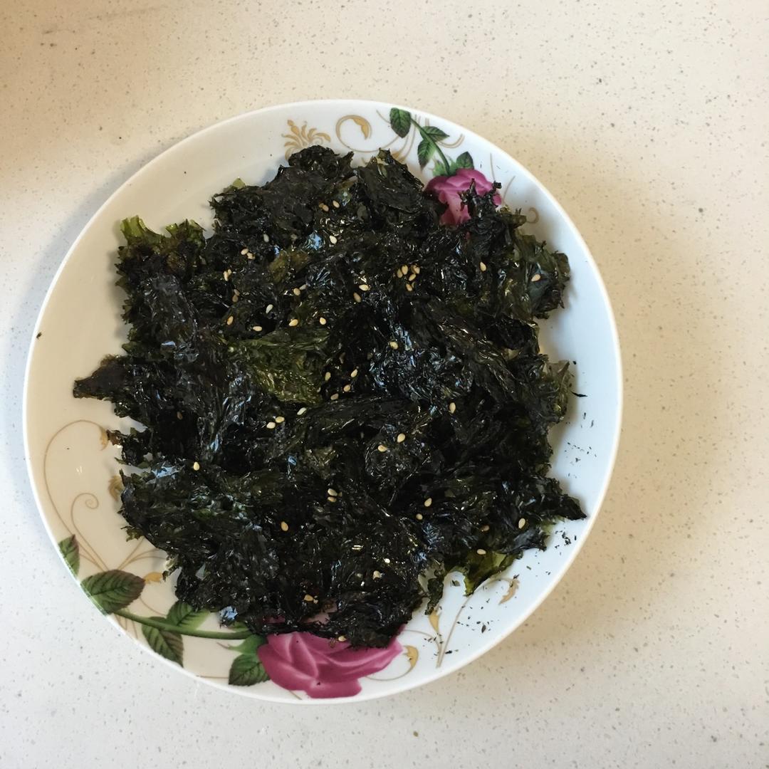 空气炸锅烤紫菜