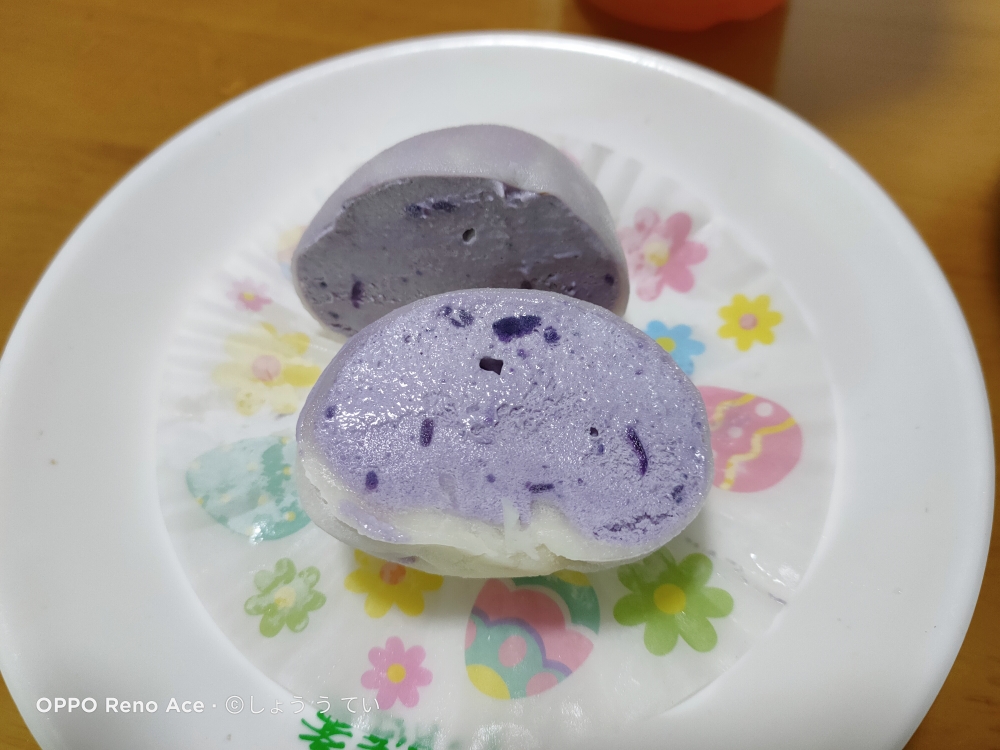 仙女菜谱之软糯紫薯雪媚娘的做法 步骤25