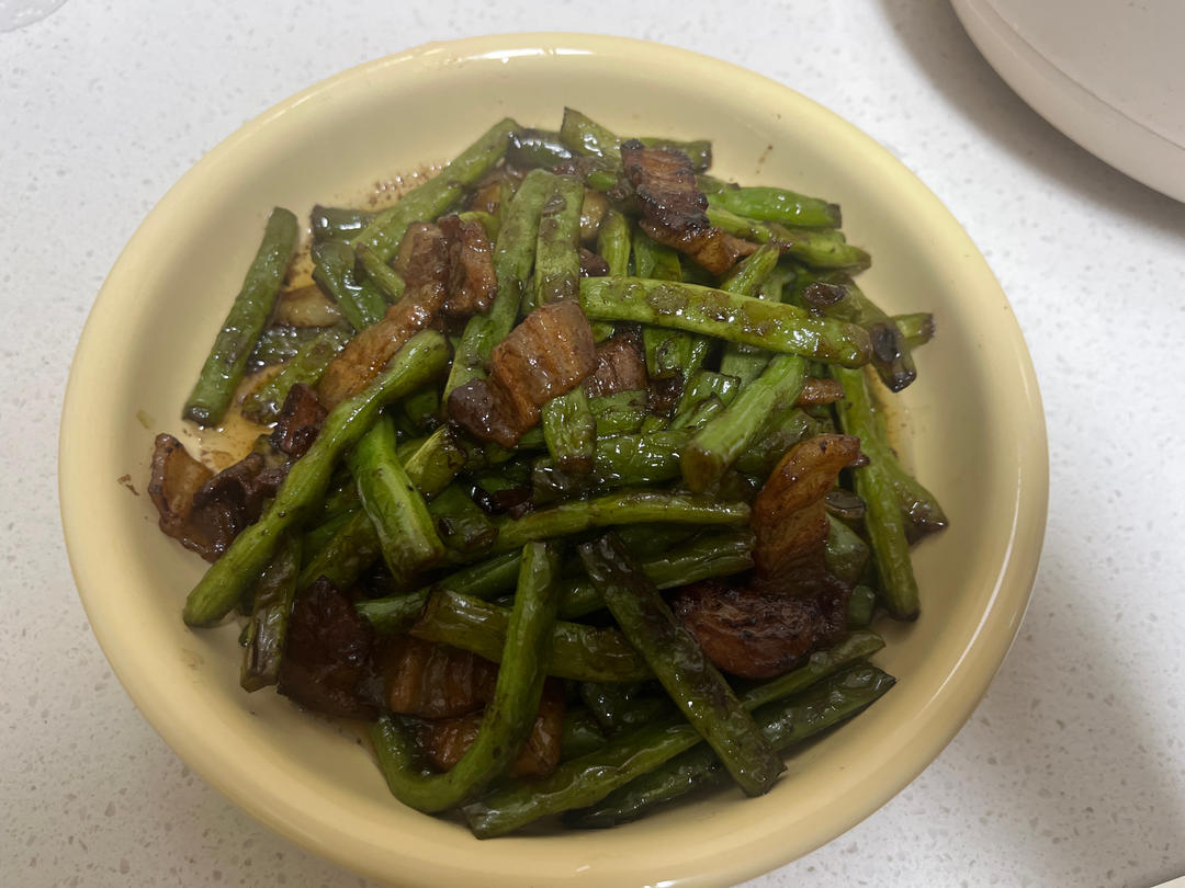 家常豆角炒肉