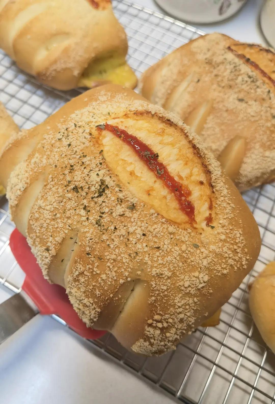 直接法万能面团－培根芝士包