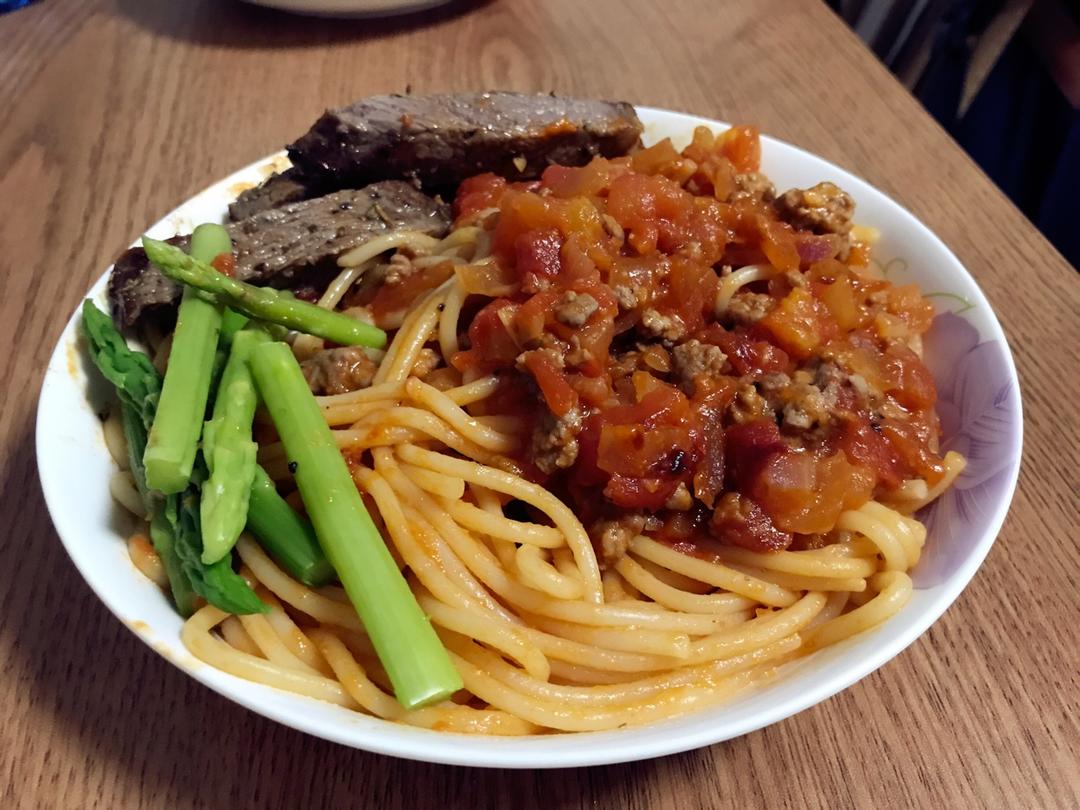 番茄肉酱意面