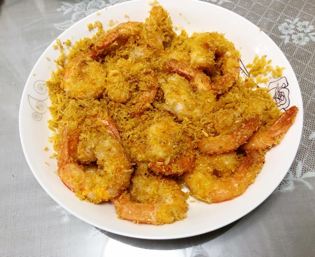 避风塘虾仁的做法