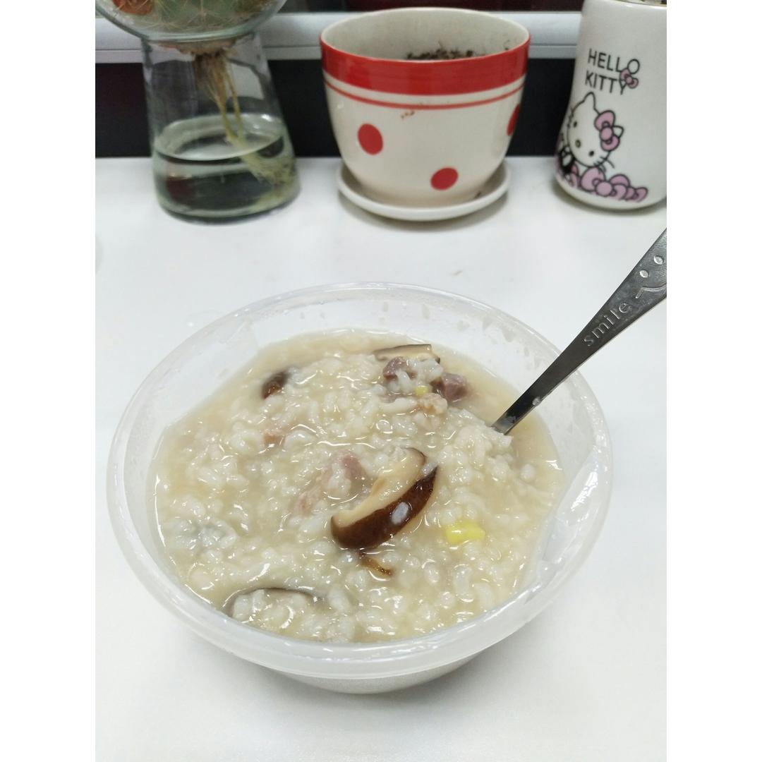 香菇瘦肉粥