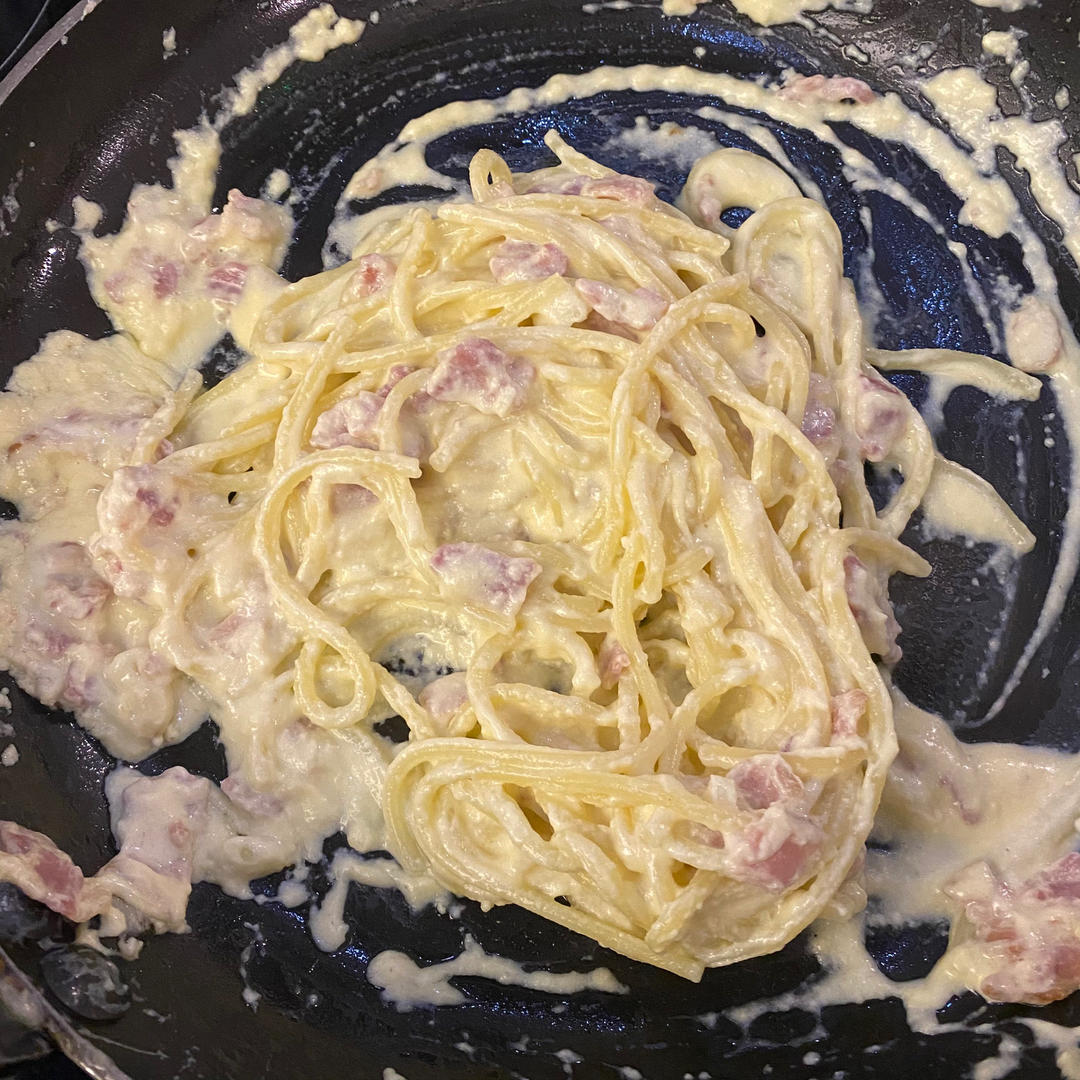 培根芝士蛋奶意面