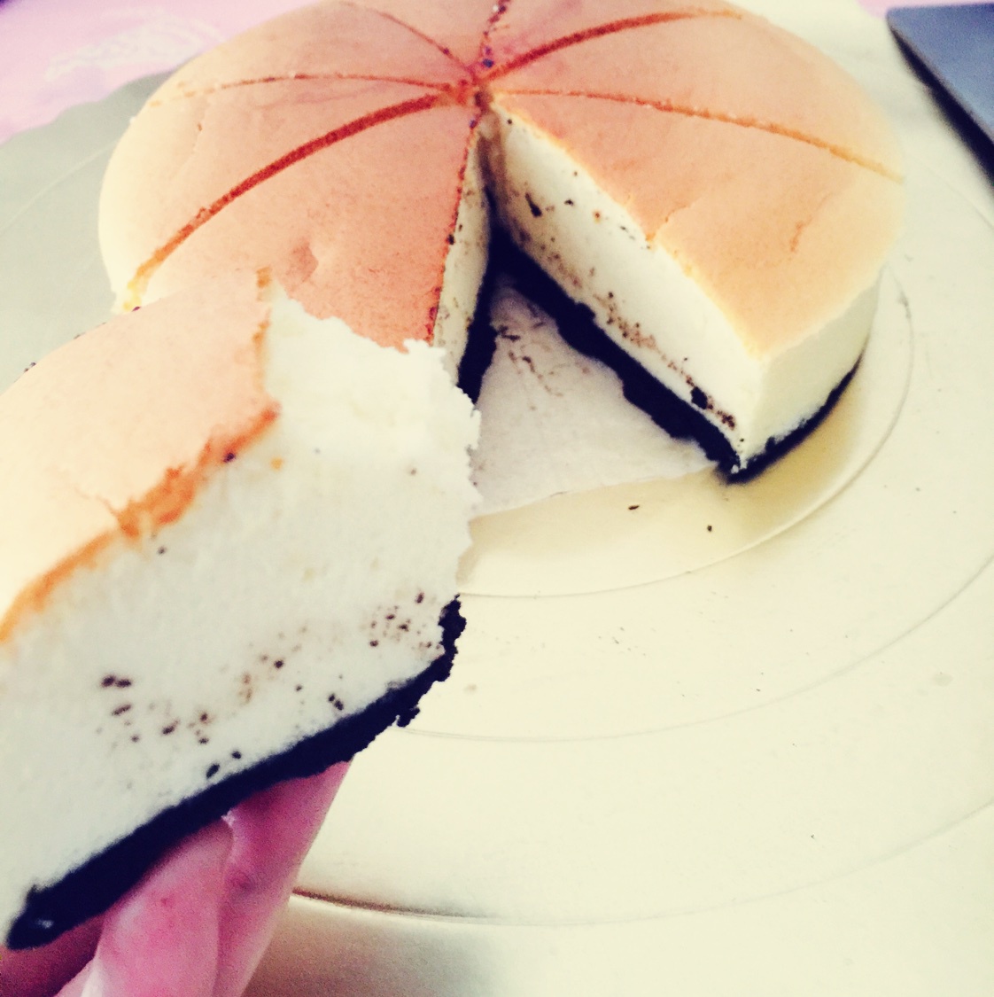 烫面轻乳酪蛋糕