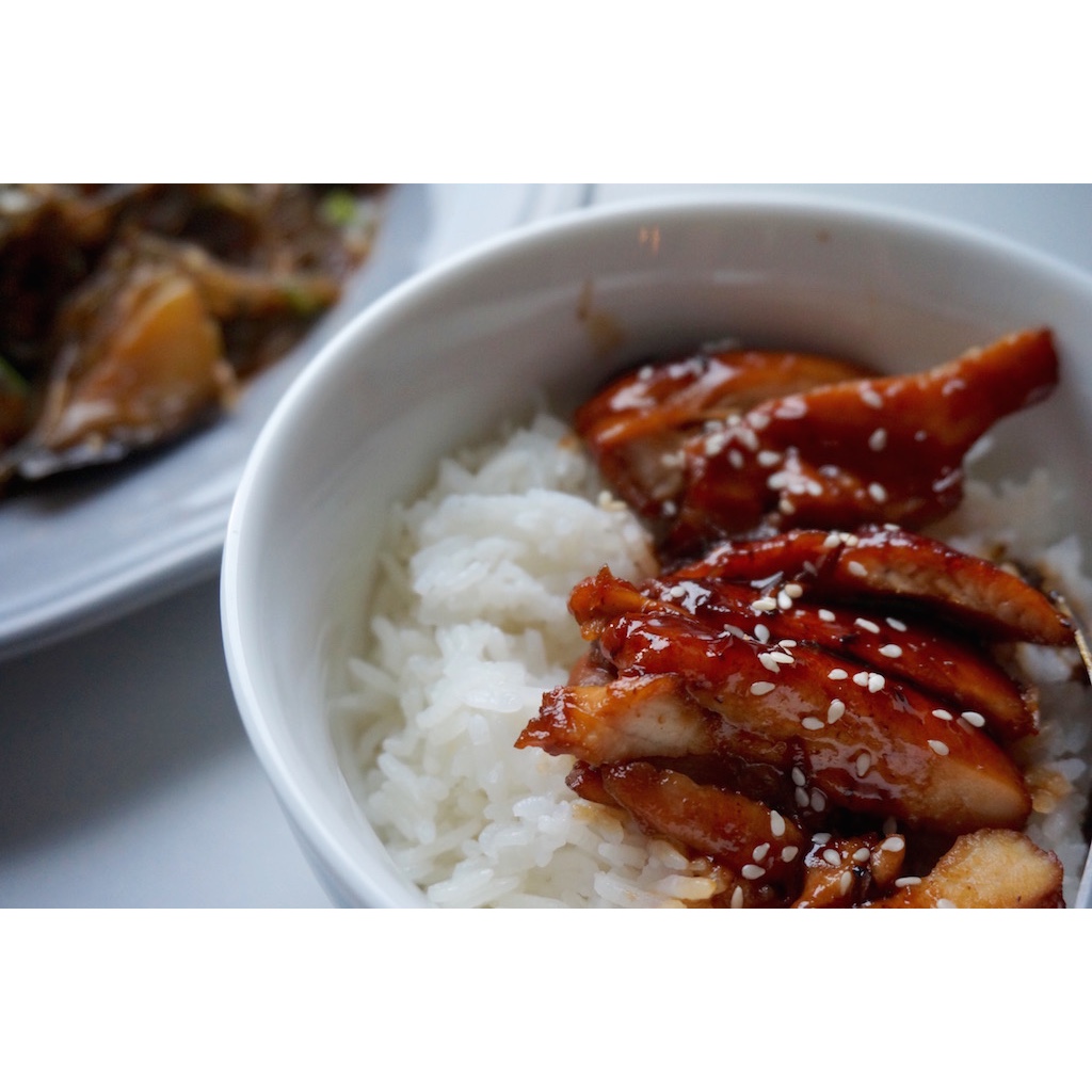 照烧鸡腿饭