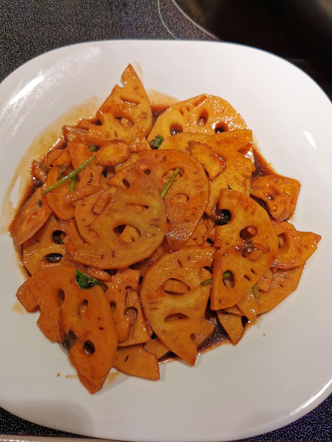 清炒莲藕片