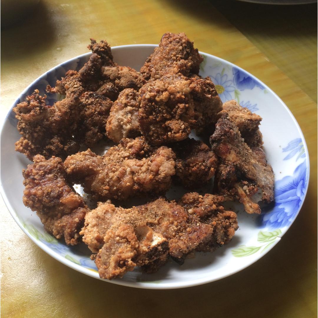 椒盐蒜香骨