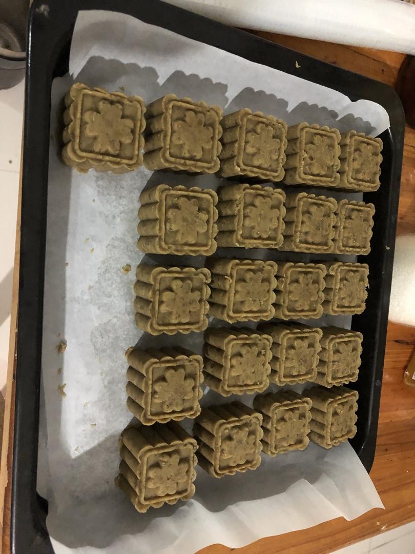 用动图教你自制绿豆糕（带皮绿豆版）