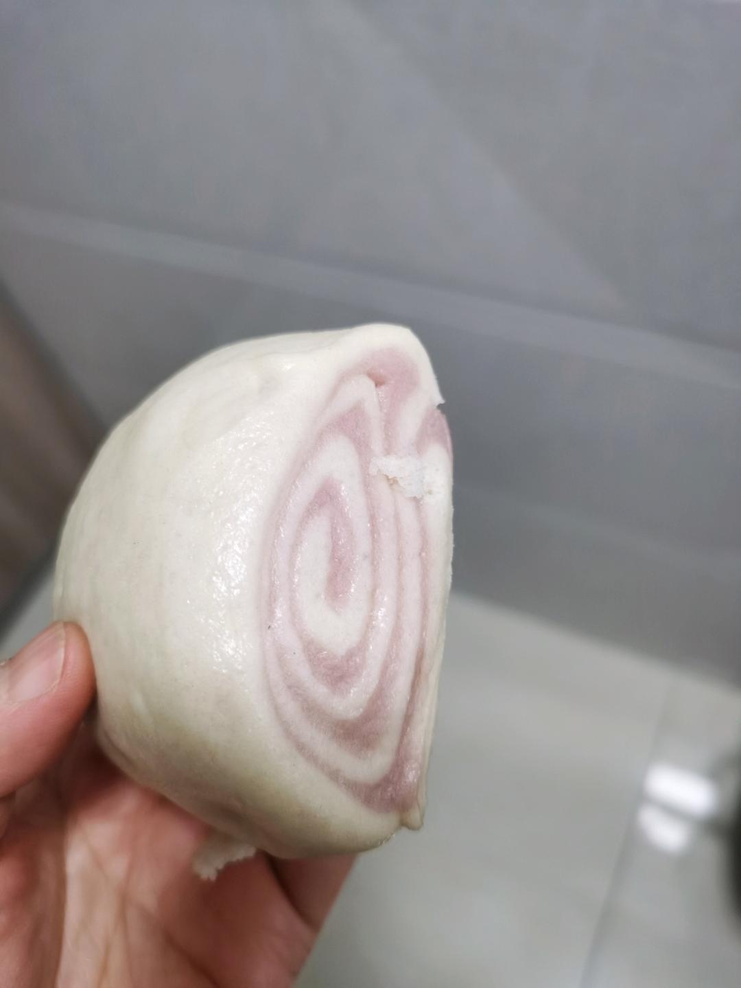 奶香紫薯馒头