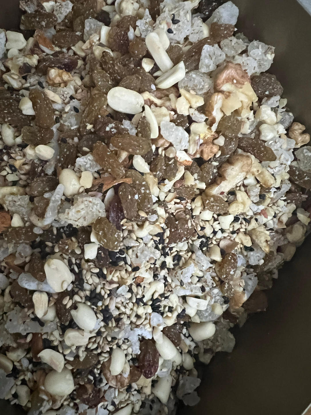 出炉现吃也不会发硬的豪华坚果五仁月饼馅