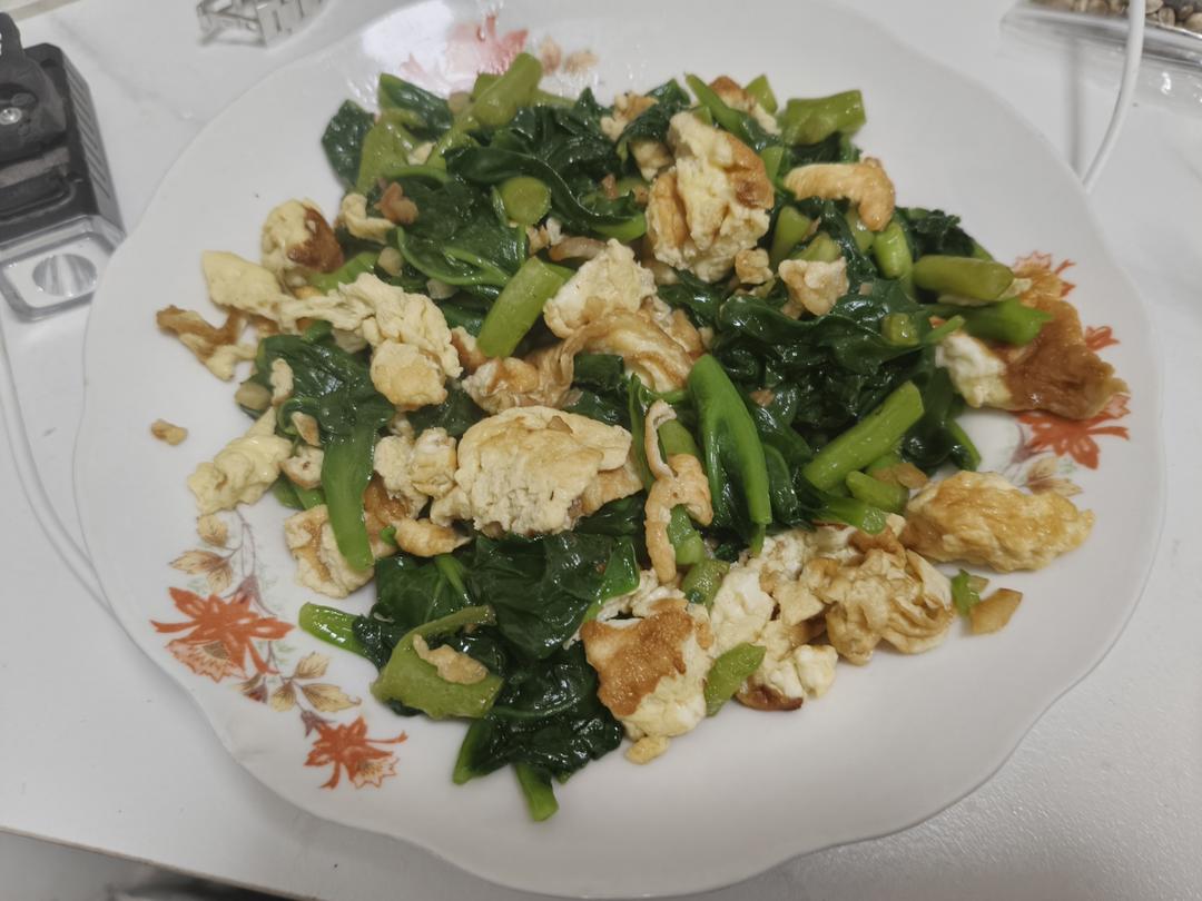 木耳菜炒蛋小妙招|记住这个小妙招炒起来更好吃！