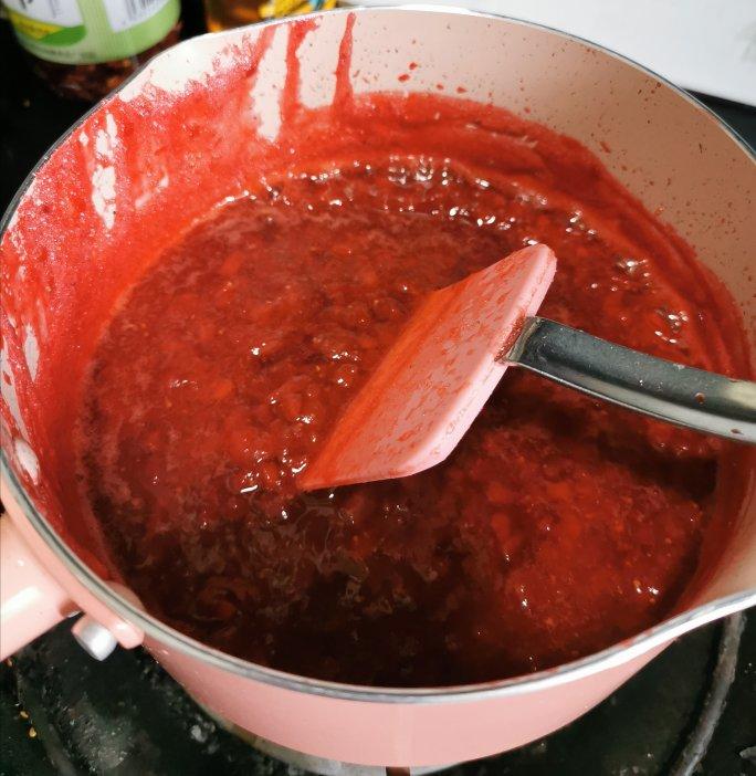 自制无添加草莓酱