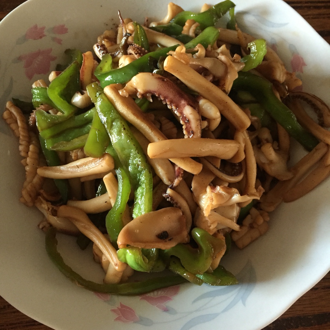 辣炒鱿鱼