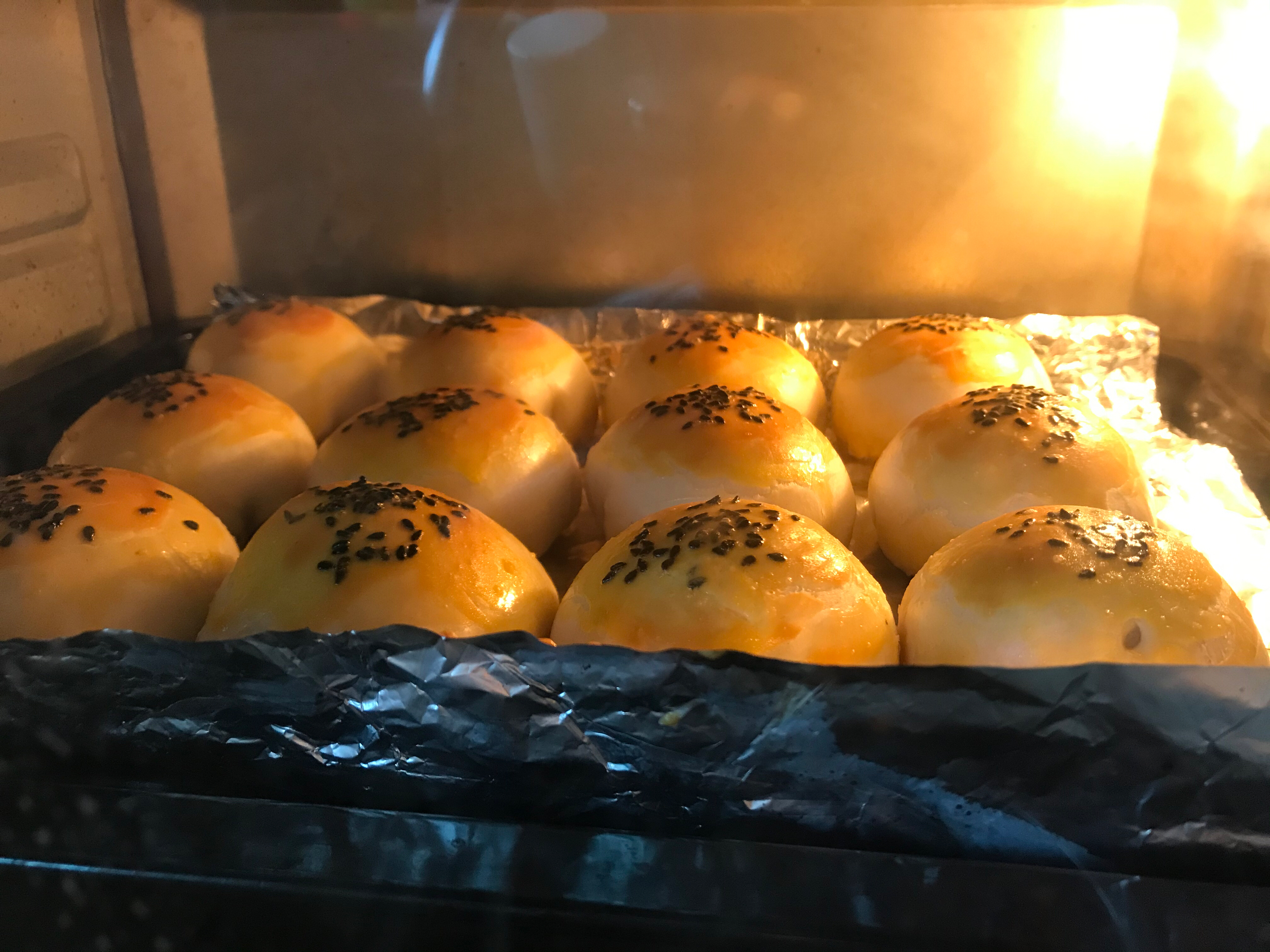 超长拉丝麻薯蛋黄酥（三天不变硬）
