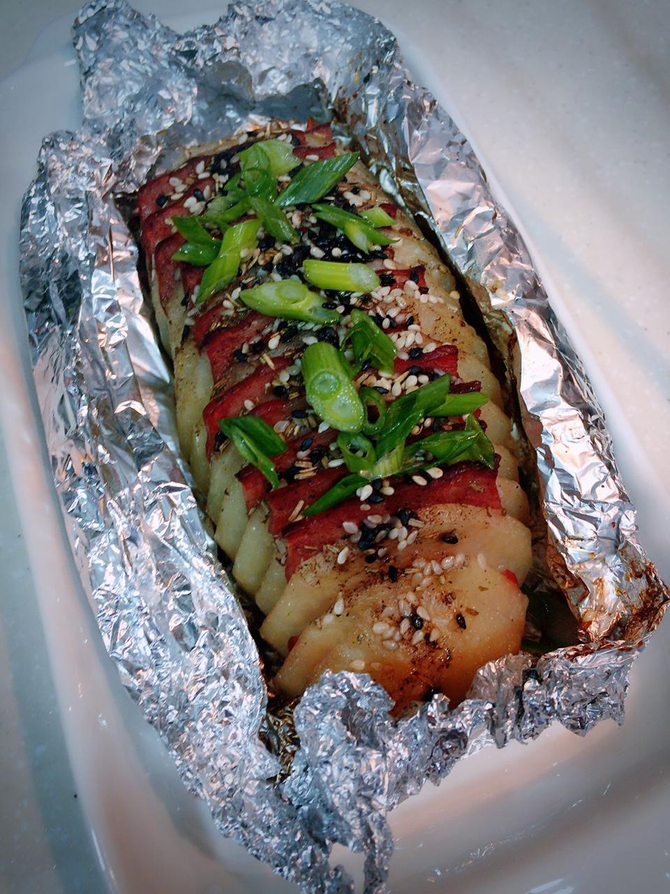 培根风琴烤土豆