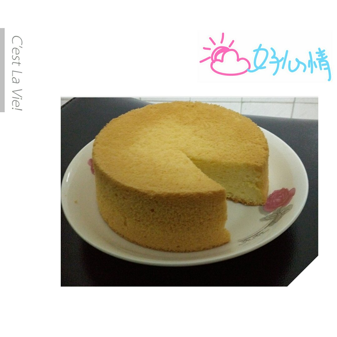 6寸戚风蛋糕（2蛋）