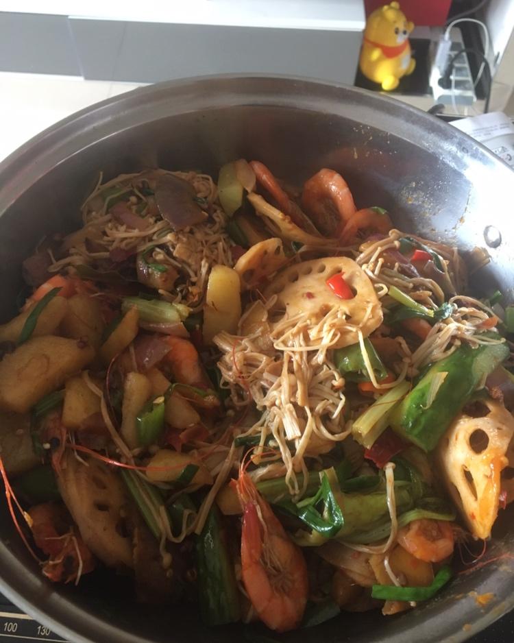 干锅虾虾（最详细的图文解说）