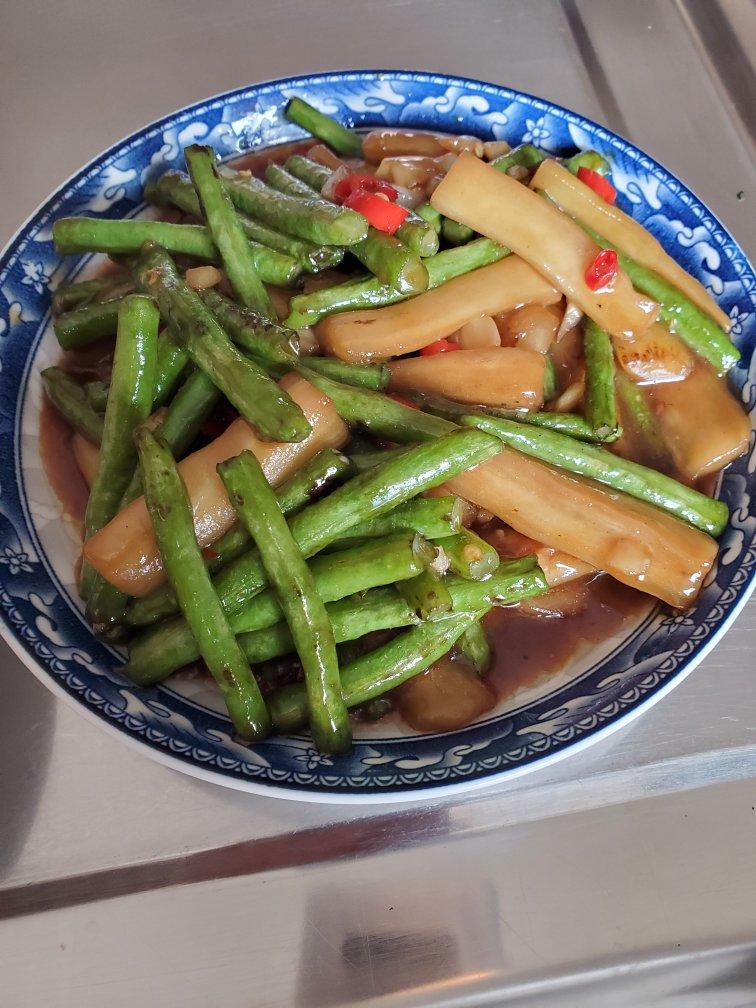 豆角烧茄子