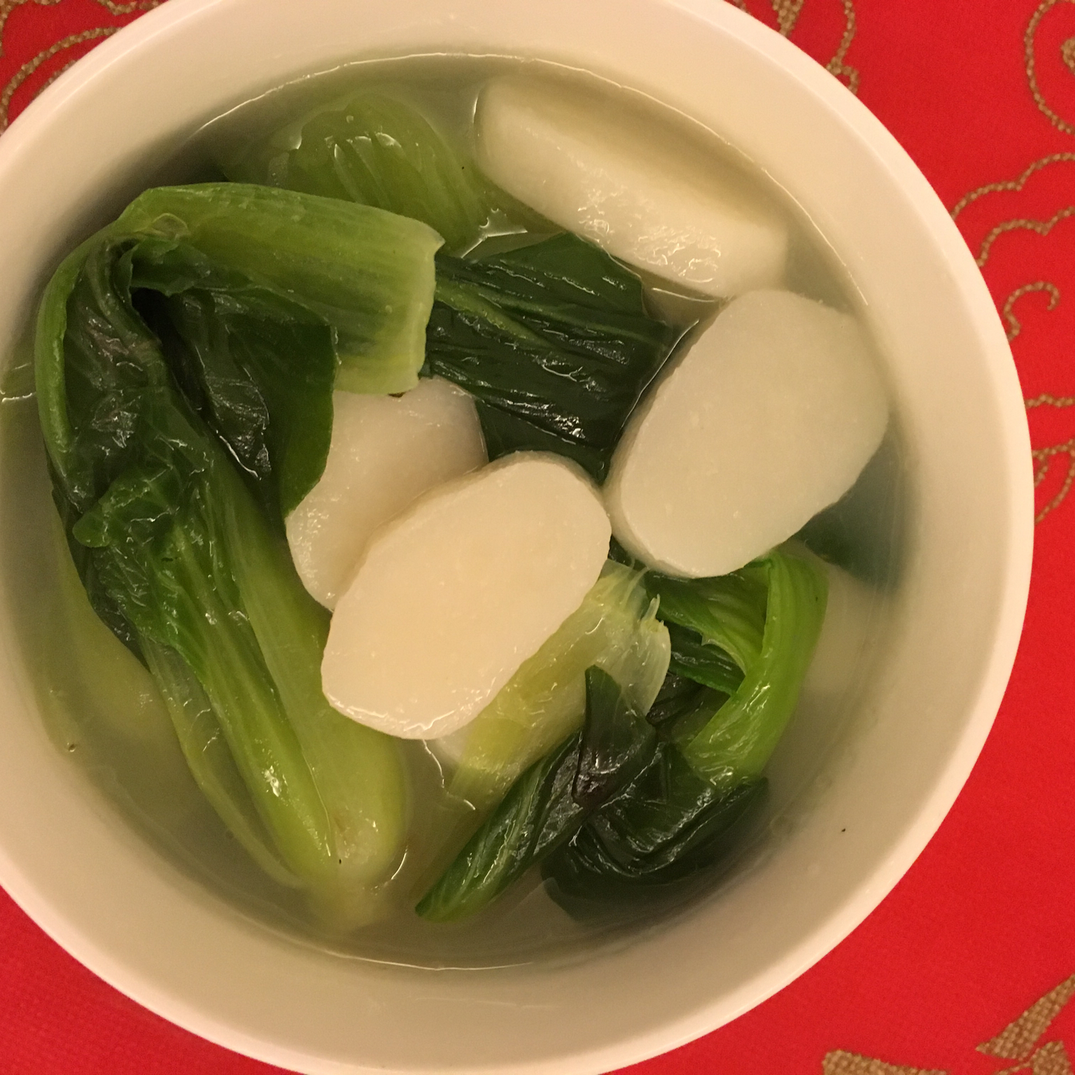 echochen810做的青菜煮年糕