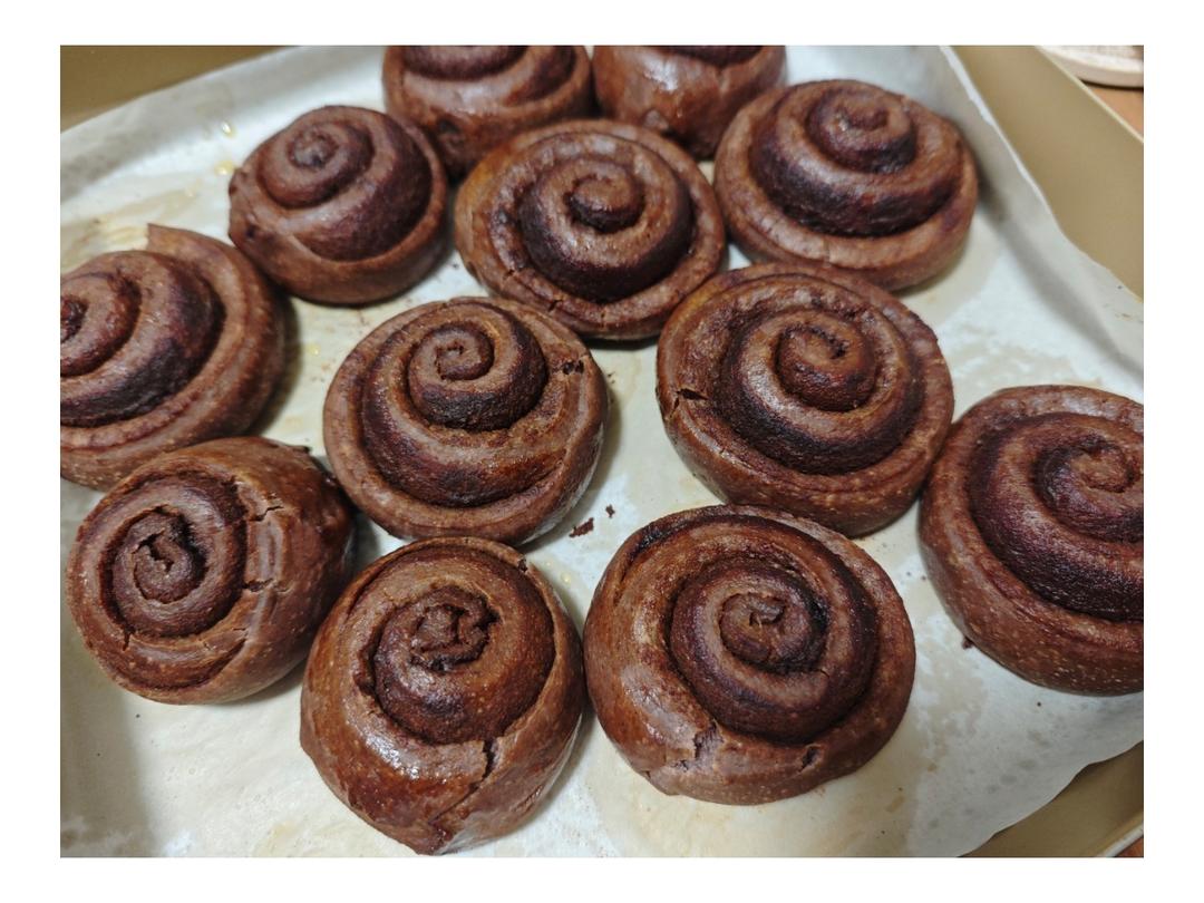 最正宗的美式肉桂卷（不用出膜）